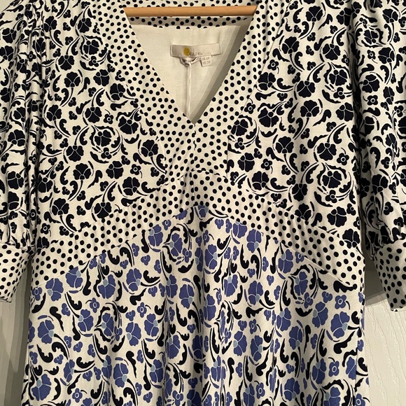 Boden Eva Jersey Midi Dress in Bluebell Delicate Bud - Picture 14 of 16